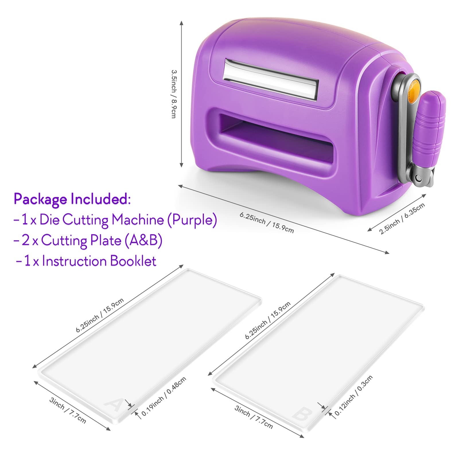 Mini Portable Die Cutting Machine for Crafting,DIY Die Cuting Embossing Machine Paper Card Craft Scrapbooking Dies Manual Machine Cutter Arts Projects Crafat Scrapbooking Supplies Scrapbooking Tool - Image 2
