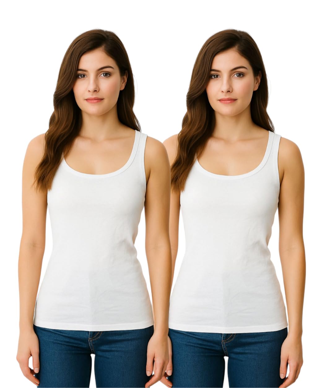 Women's Cotton Camisole Combo – Soft Stretchable Innerwear for Daily & Casual Wear (Pack of 2)-picture-36