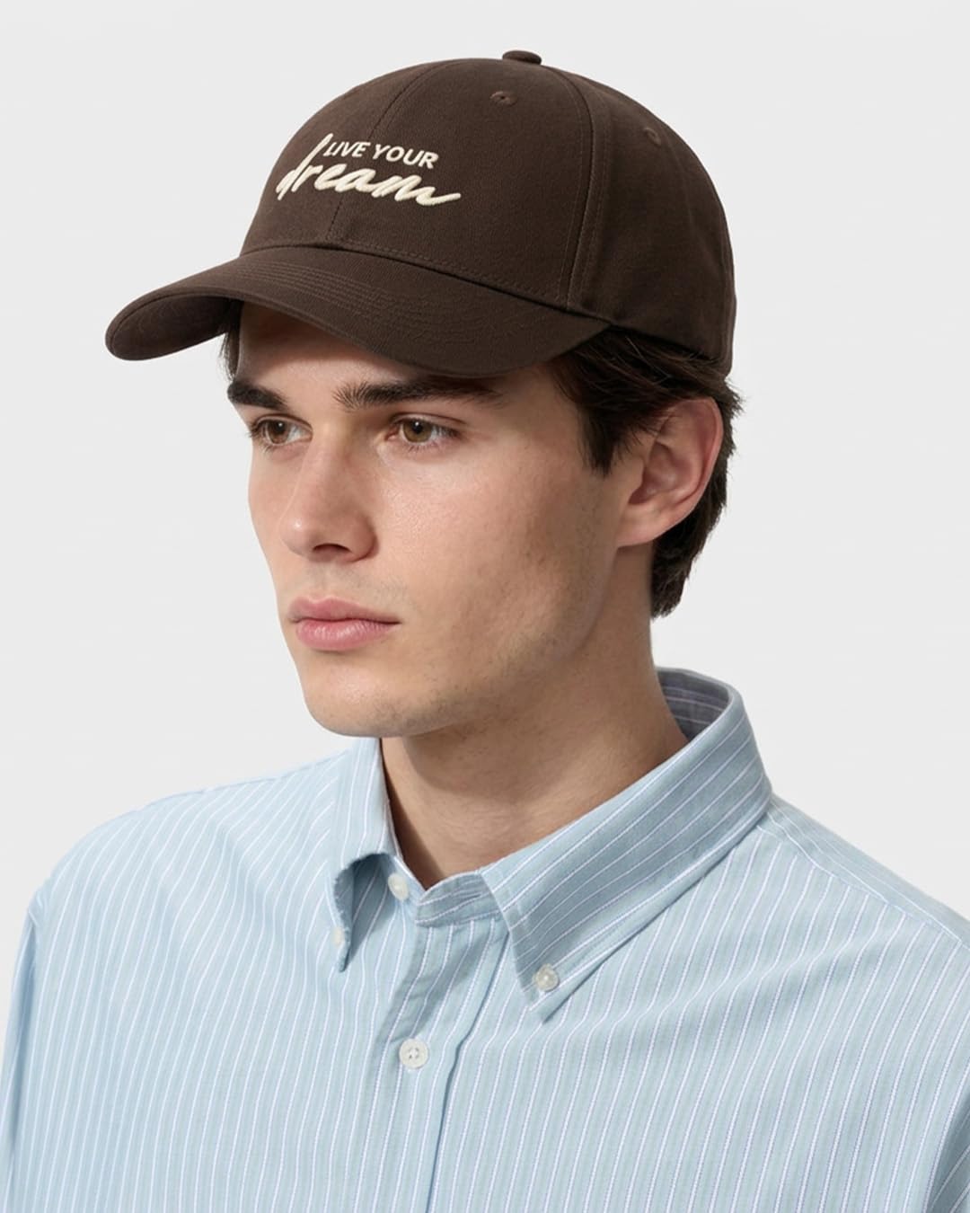 Nobero Czapki dla mężczyzn | Bawełniana czapka z daszkiem premium | Sportowa czapka dla mężczyzn z regulowanym paskiem | Stylowa czapka do noszenia na co dzień | Oddychająca lekka czapka unisex