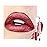 Kaely 2-in-1 Dark Red Metallic Lipstick and Lip Liner, Shimmer Liquid Metallic Lipsticks for Women, Glitter Lip Gloss Stain Long Lasting Waterproof Smudge Proof 24 Hour, Vegan Makeup, 01