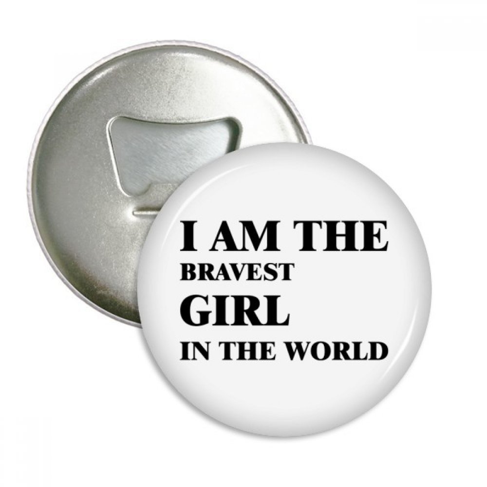 Décapsuleur aimant de réfrigérateur I AM The Braves badge button lot de 3 pièces
