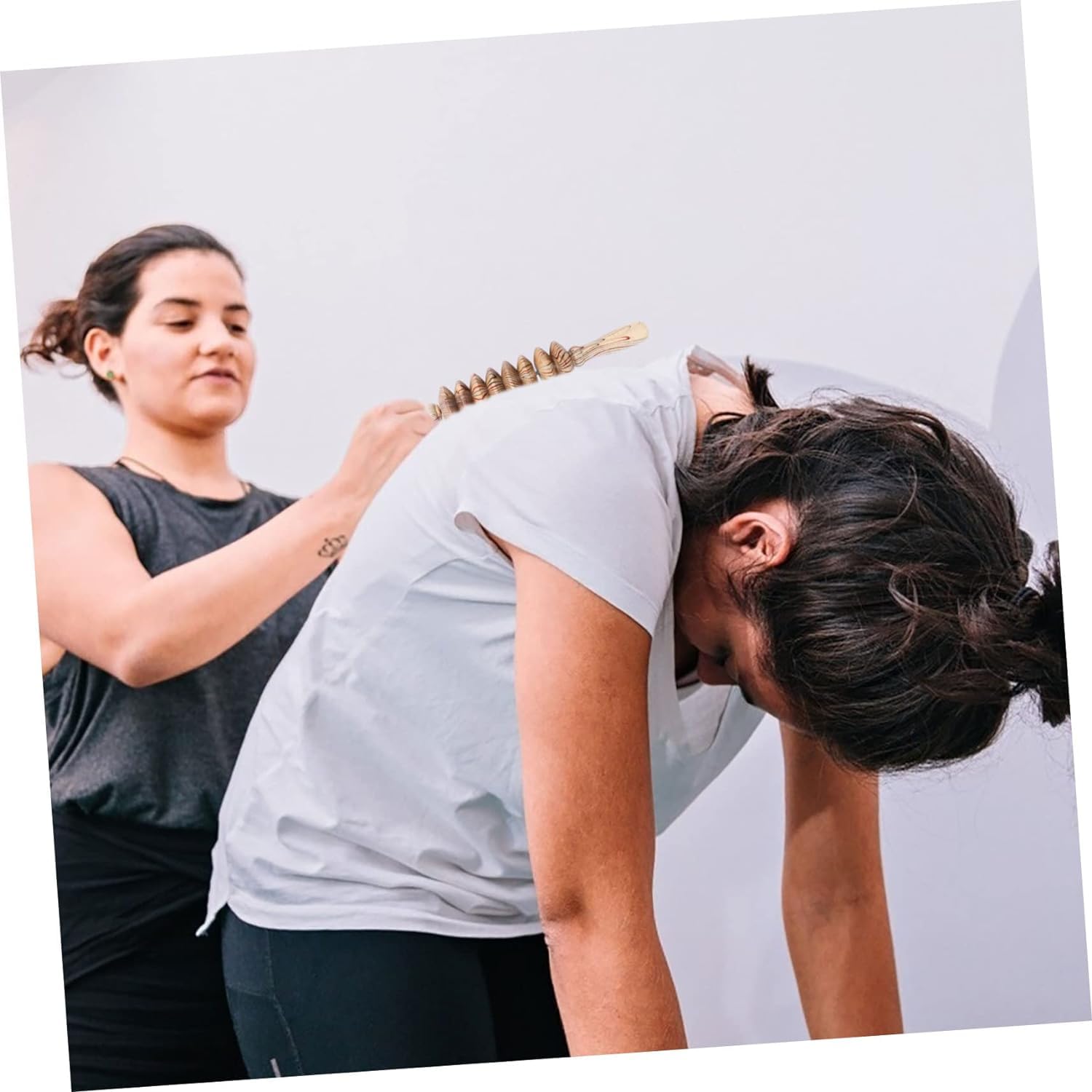 Alark Multi Functional Wooden Massage Roller Curved Design Massage Stick for Leg Shoulder Waist 8 Wheels Body Relief Pain Wood Scraping Stick Therapy Tool Gua sha Relaxation for Muscle Alark Multi Functional Wooden Massage Roller Curved Design Massage Stick for Leg Shoulder Waist 8 Wheels Body Relief Pain Wood Scraping Stick Therapy Tool Gua sha Relaxation for Muscle