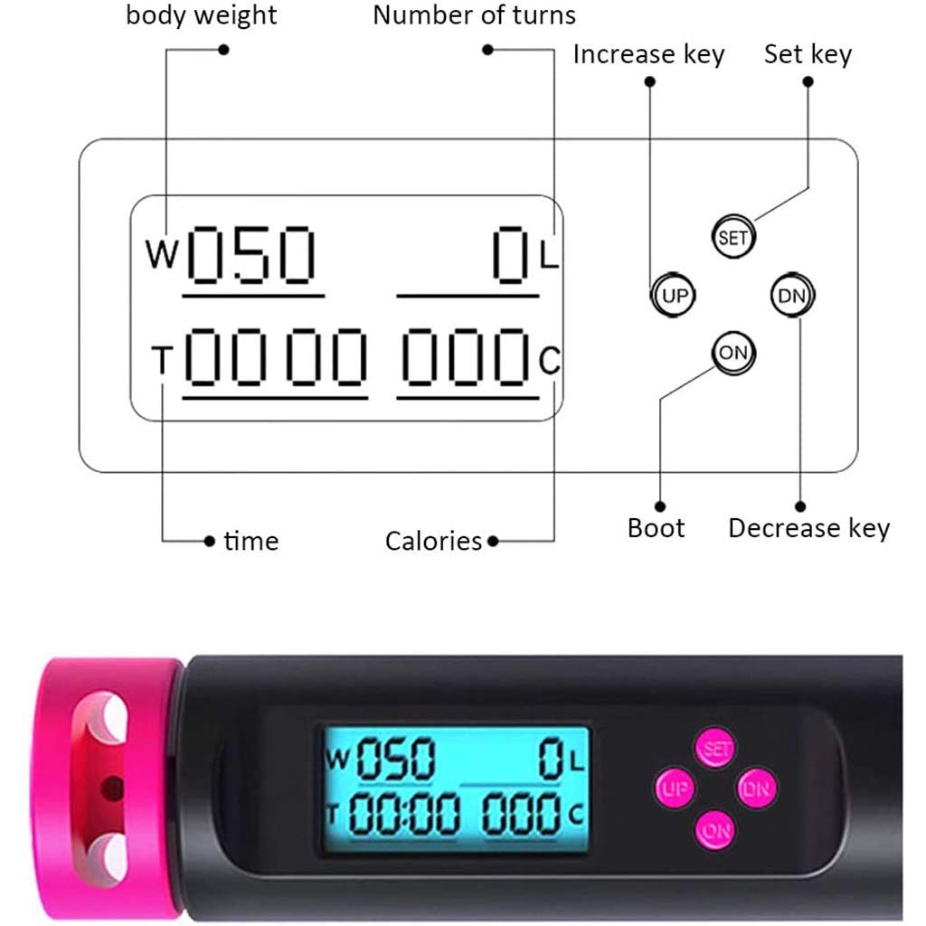 ZSH - Cuerda de saltar electrónica, contador de tiempo, cuerda de fitness, ideal para crossfit, MMA, HIIT, boxeo, entrenamiento de intervalos/doble bajo, A
