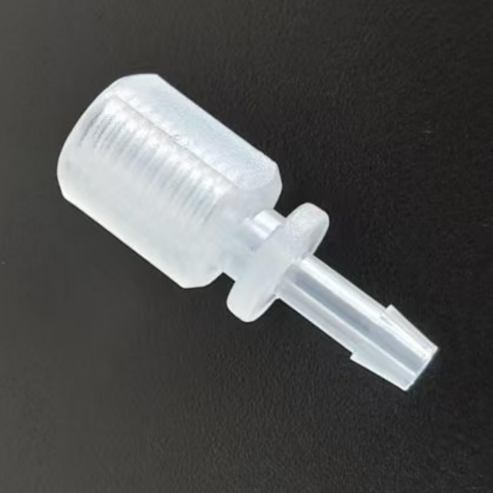 1/4-28UNF macho roscado a accesorios de púas – Conector de manguera de PP duradero for laboratorio, paquete de 25(3.2mm 1/8inch Female Thread)