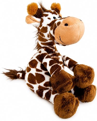 Giraffe Stuffed Animal Plush Toy, 27 cm, Brown and White