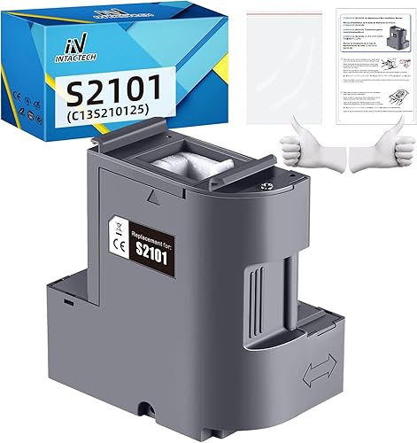 C13S210125 (S210125) Caja de mantenimiento para Surecolor SC-F170 SC-F100 SC-F130 SC-F160 Depósito de tinta residual de impresora, 1 unidad