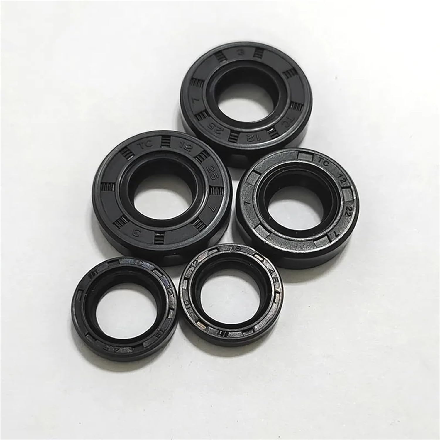 2PCS Oil Seal ID:10mm OD:14-35mm Sealing Shaft Frame Gasket Made Of Nitrile Rubber TC/VC 10x14x3 10x22x7 10x16x5 2pcs(10x17x3mm 2pcs)
