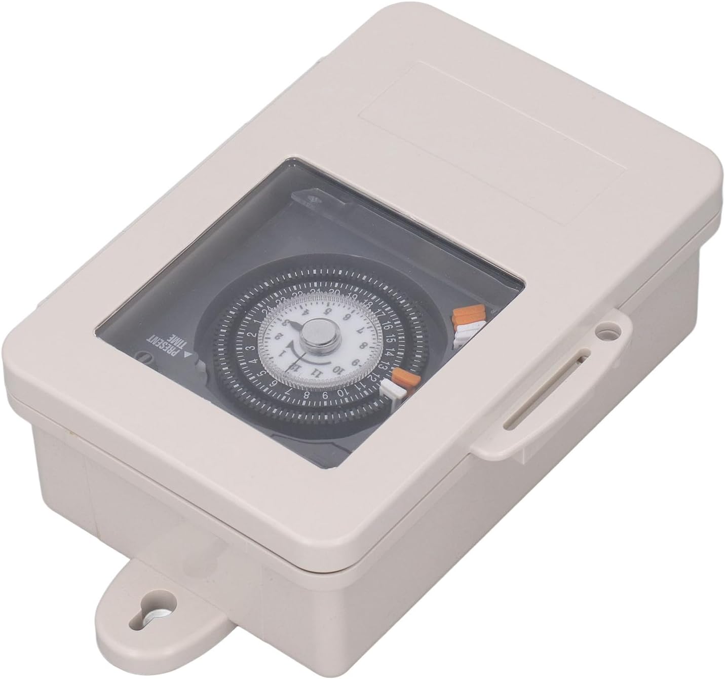 Mechanical Timer Switch, IP53 Rainproof Time Switch for Water Heater, Pool, Garden, Home or Industry with Cycle Time Relay 30A 250VAC