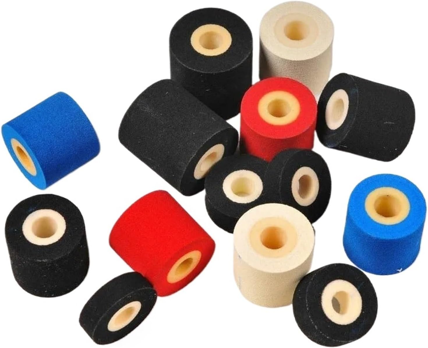 Embossing Machine, Hot Ink Roll Marking Ink Roller Used On Sealing Machine and Coding Machine(Black,36mmX32mm 13pcs)