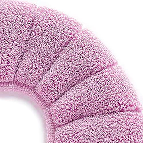 Hosh 2 Stücke Toilettensitzbezug, Badezimmer Waschbar Toilet Seat Cover, Toilettensitzbezug Warm, Universal-WC-Abdeckung passend für die meisten Haushalte (Blau, Pink) – Bild 5