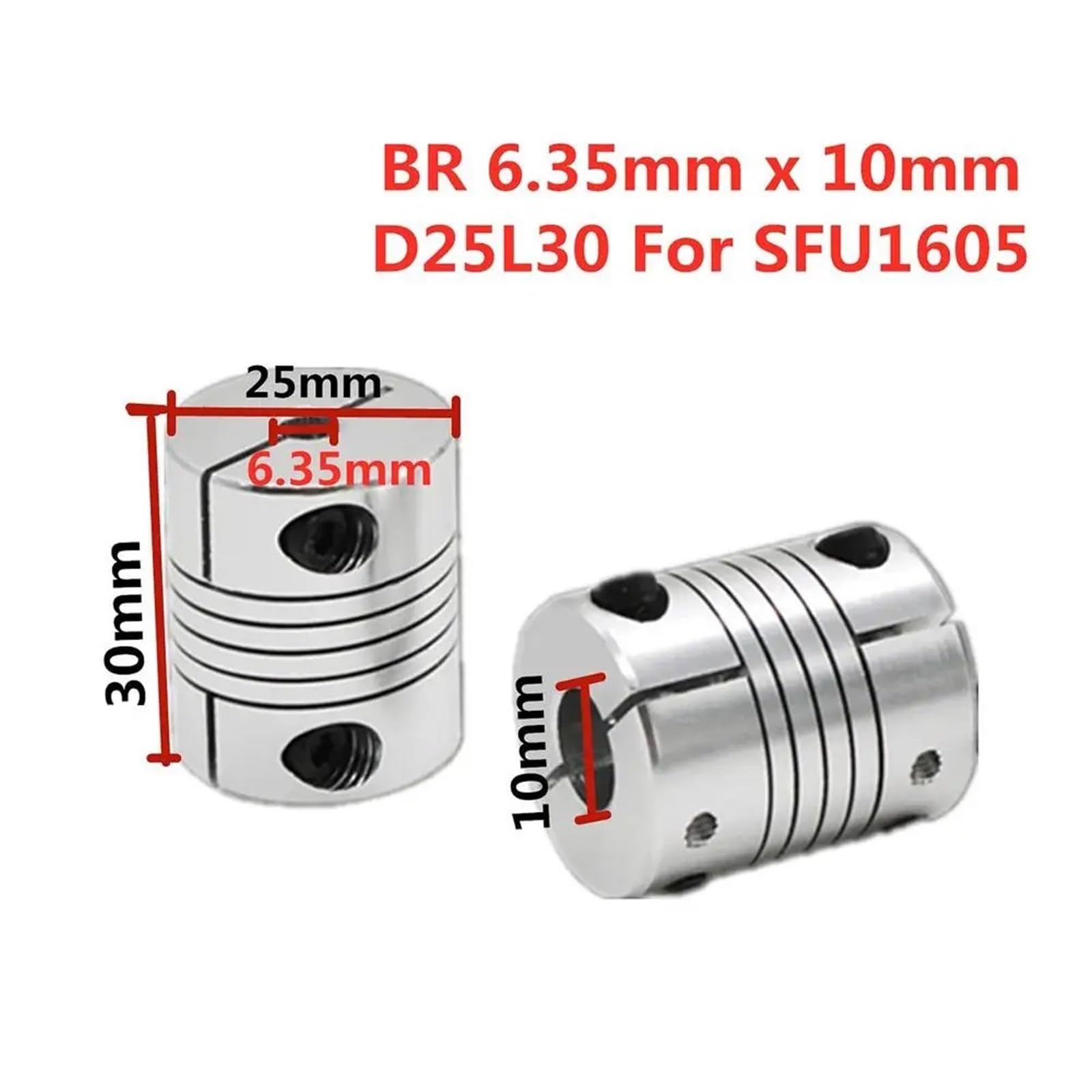 Vis à billes anti-jeu Jeu de vis à billes SFU1605 450 mm, coupleur support BK12 BF12, boîtier d'écrou DSG16H 6,35 x 10