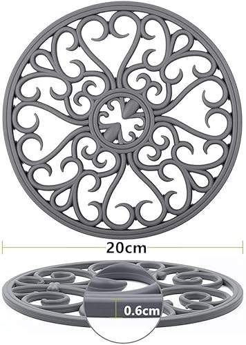 Miniatura 10 de Salvamanteles para platos calientes, salvamanteles de silicona, salvamanteles para ollas y sartenes calientes, almohadillas calientes