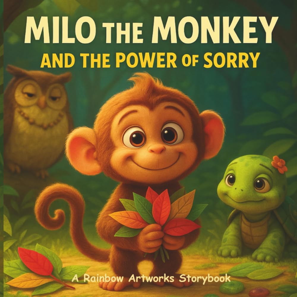 Milo the Monkey and the Power of Sorry: A Heartwarming Kids Storybook about Learning to Apologize and Making Things Right (Moral Stories for Kids)