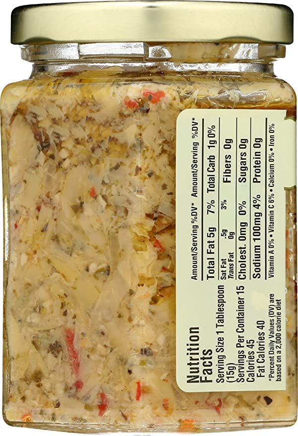 Miniatura 2 de Dip de alcachofa y alcaparras de The Bread Dip Company - Tarro de 8 onzas (paquete de 2) con cuchara de degustación  Set de regalo gourmet de Dip