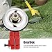 Brush Cutter, 9 Teeth Aluminum Alloy Lawnmower Gearbox, 26mm Diameter Replacement for Strimmer Brush Cutter