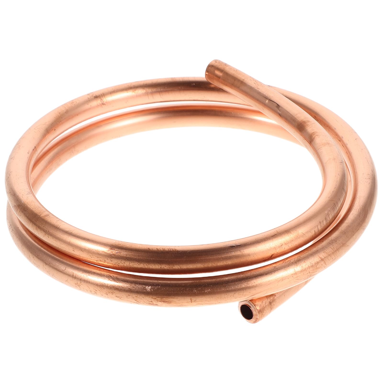 FUOYLOO 1m Copper Tube Flexible Hose X Inner X Soft Hollow Tubing for Solar Water Heater Coil Air Conditioner Pre-Charged Line and HVAC System Coil