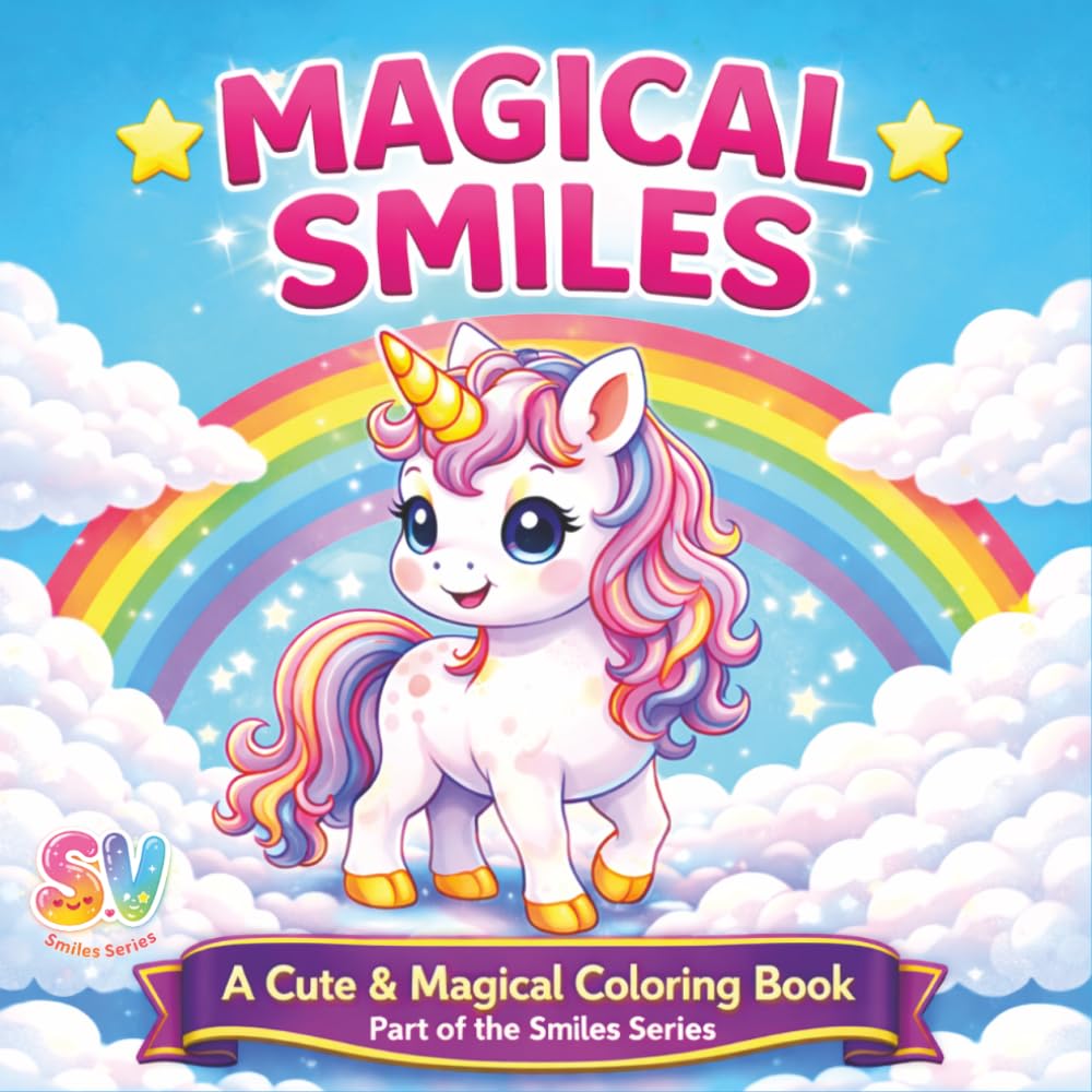 Magical Smiles: A Cute & Magical Coloring Book (The Smiles Series)