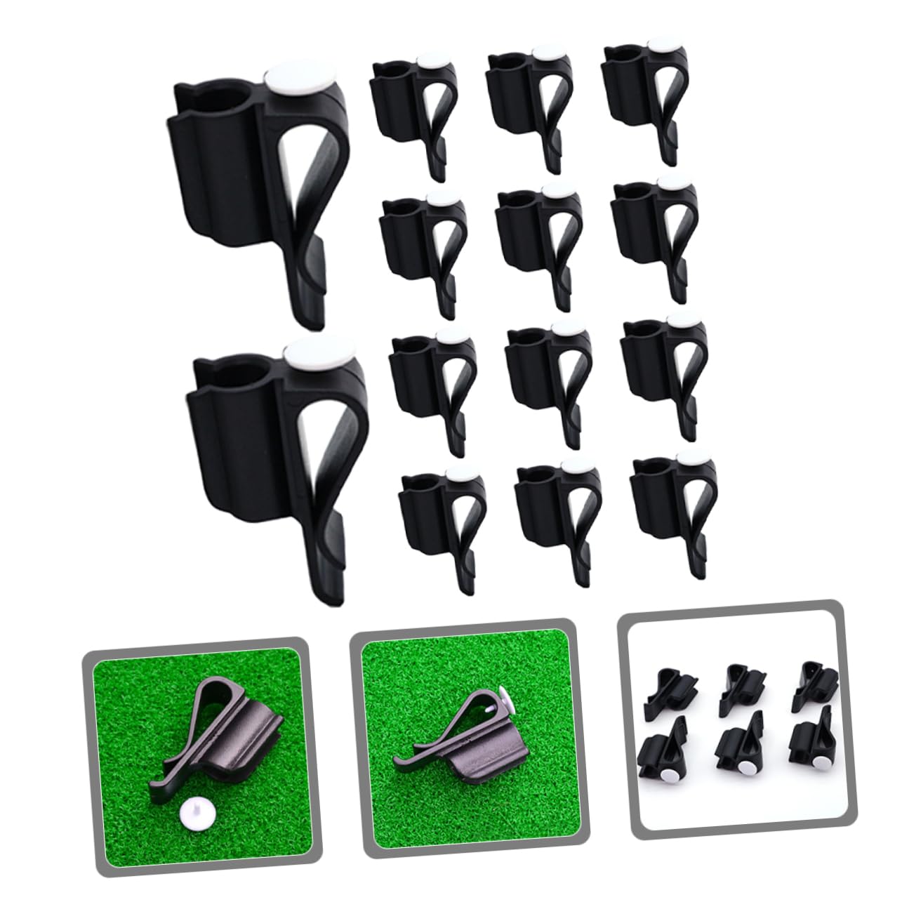 POPETPOP Almacenamiento De Putter Soportes para Putter Fuerza Golf Accesorios Decoración para Golfistas Titular del Club Clip De Organización del Club El Plastico