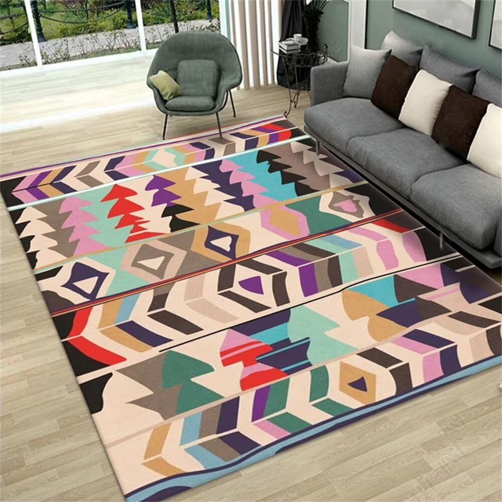 Tapis de salon extérieur et enfant pour terrasse ou chambre