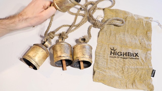 Watch Highbix Rustic Metal Hanging Cow Bells Unboxing & Overview