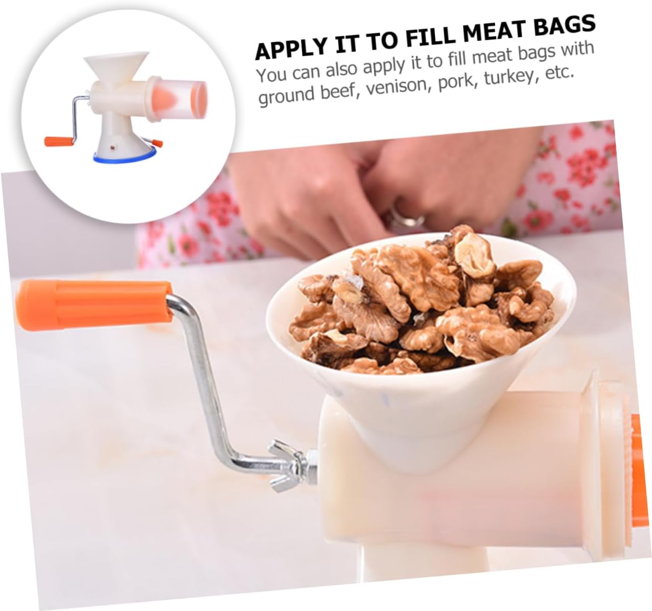 Manual Meat Grinder Convenient Grinder Home Minced Machine Meat Sausage Stuffer