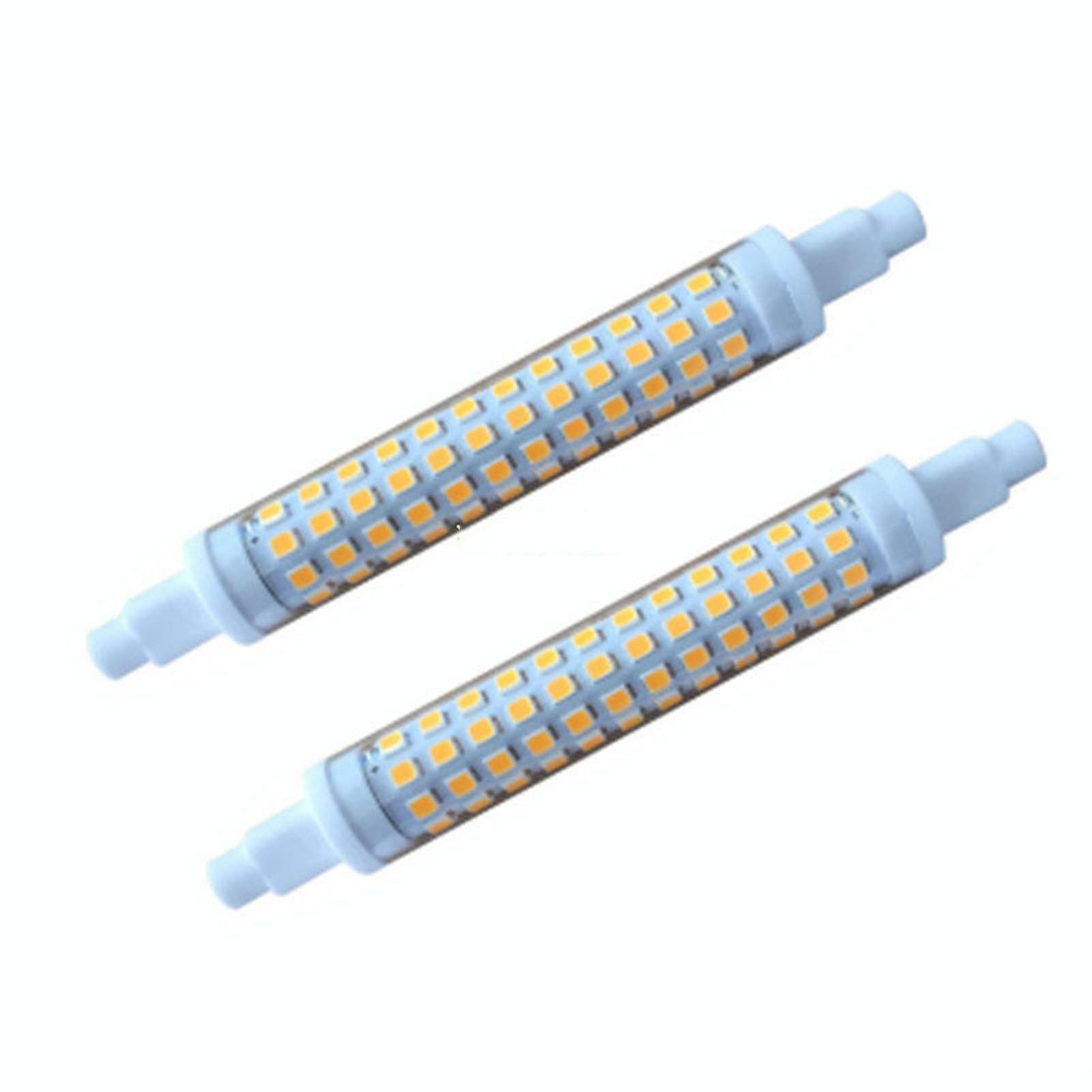 Żarówka LED kukurydziana 2 SZTUK LED 10W Ceramiczne R7S Może Być Ściemniaczem 230V Lampa Pozioma 80 2835(Cold White)