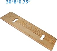 Vista 5 de Tabla de transferencia deslizante con asas, elegible para FSA, hecha de madera resistente, ayuda de movilidad para personas mayores