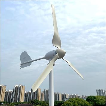 10KW Wind Turbine Generator 10000W 12V 24V 48V Small Windmill 10KW Wind Generators with MPPT Hybrid Controller for Home for Home, Farm, RVs, Boats(Hybrid Control,48V)