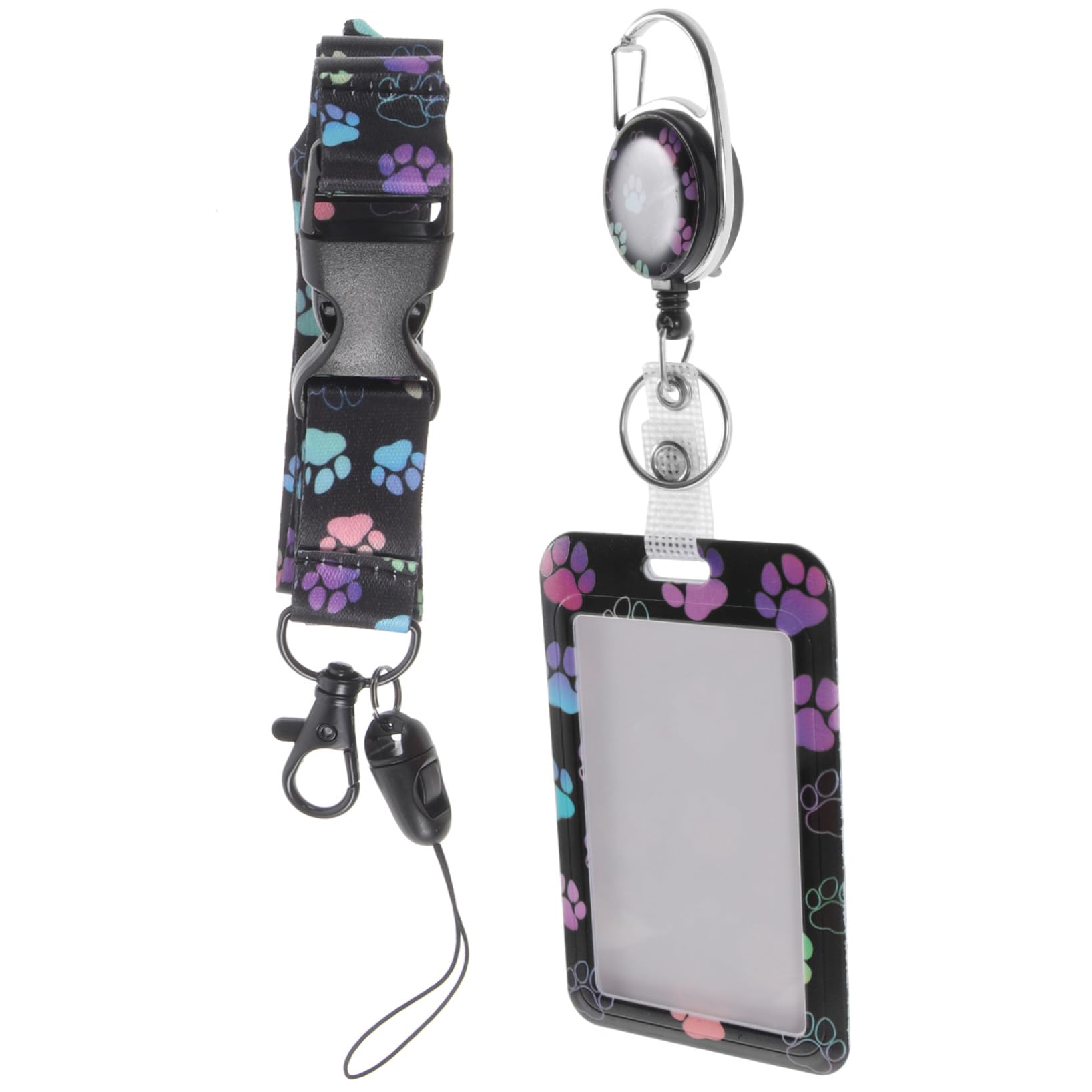 STOBOK 3pezzi Con Lanyard Portadocumenti Resistente Con Per Id Badge Insegnanti Studenti e Professionisti