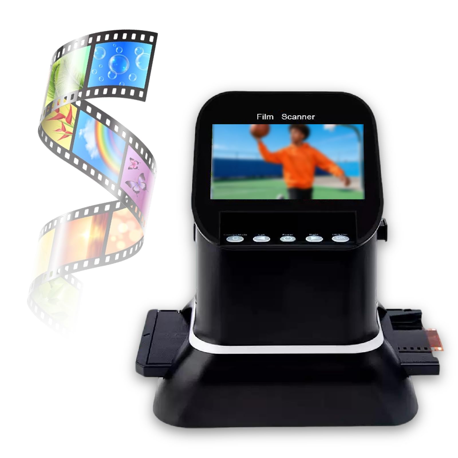 High-Resolution 22MP Film & Slide Scanner - Converts 35mm, 120, 126, 127, 135 Negatives to JPEG Images, USB Powered, Perfect for Photo Preservation & Digital Archiving-image-21