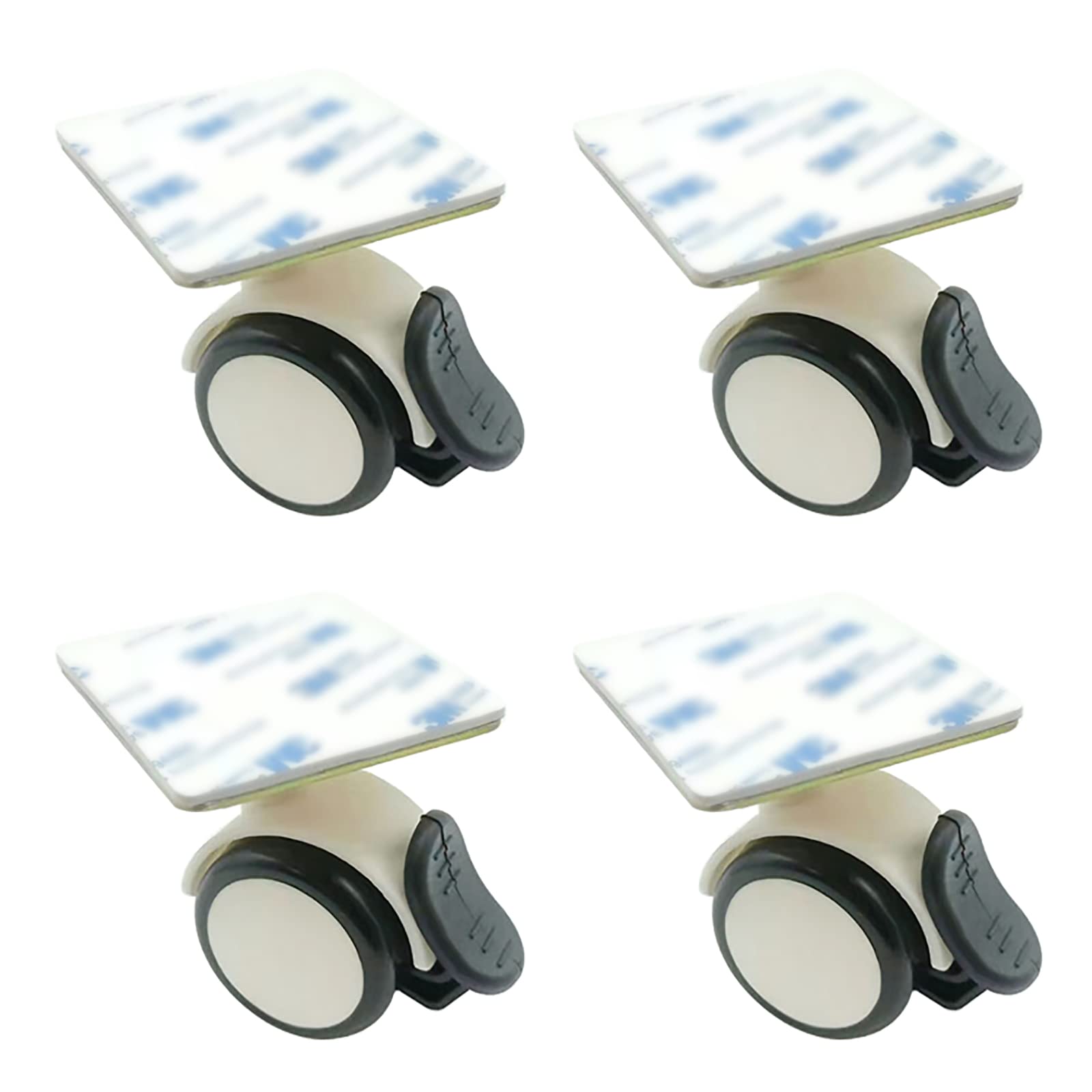 Roulettes pivotantes de 5 cm pour bac a linge et boite de rangement