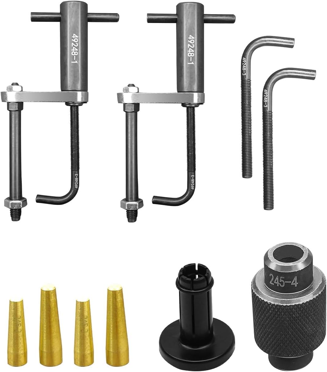 EN-49248 Fuel Injector Rail Assembly Remover 6706 & GM245 Fuel Injector Seals Tool Fit for GM Direct Injection Engines Subaru Chevrolet Engines