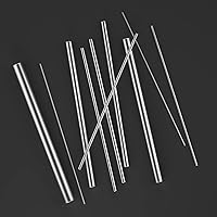 Vista 5 de DYWISHKEY Kit surtido de varillas de acero inoxidable, diámetro de 0.039-0.315 in para manualidades, pasador de mango (27 piezas)