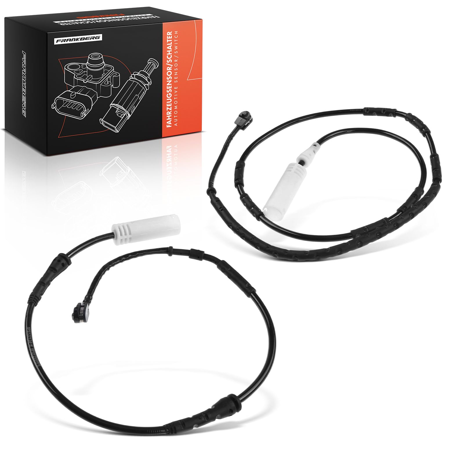 Frankberg 2 contacts d'avertissement d'usure des plaquettes de frein, | avant Compatible avec: Série 1 Cabriolet E88, Série 1 E81, Coupé Série 3 E92, Série 3 Touring E91, Série 3 Cabriolet E93