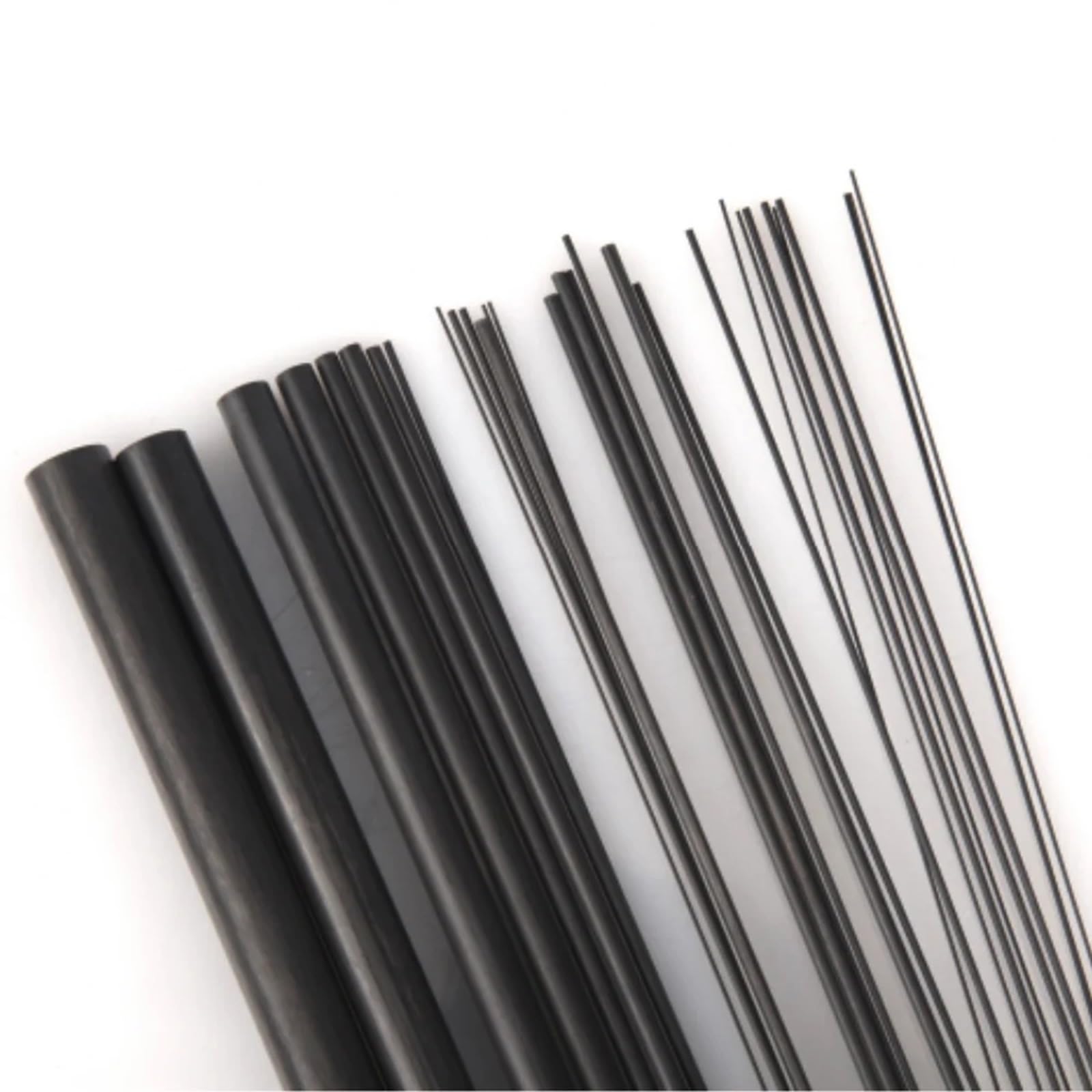 1pcs Aste tonde solide in fibra di carbonio