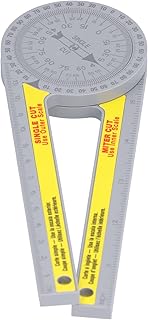 Transferidor para marcenaria, guia de corte ferramenta medidor de ângulo para serra de esquadria transferidor localizador de ângulo para trabalhador de medição para cortador para medição