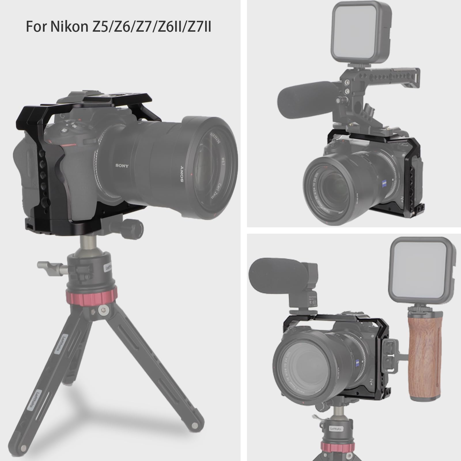 Amazon | Leftfoto カメラフルケージ Nikon Z6II Z7II Z6 Z7