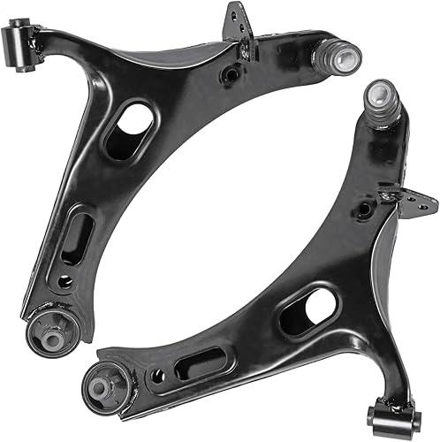 Miniatura 831 de Detroit Axle - Brazos de control delanteros inferiores con rótula + barras estabilizadoras de repuesto para Chrysler Dodge Intrepid 300M Concorde