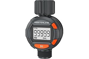 Moistenland Standard 3/4" Thread Water Hose Meter