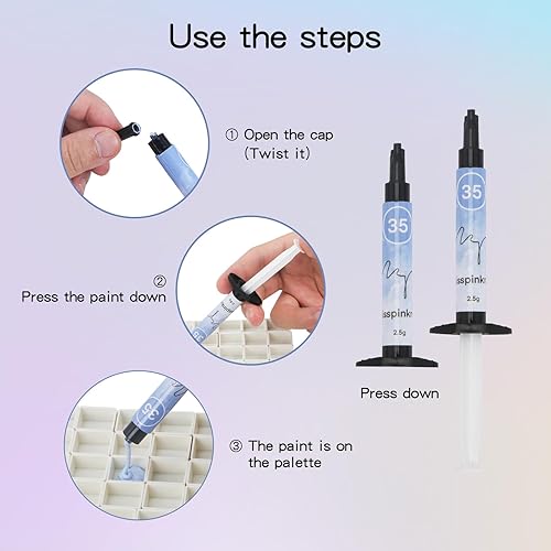 Miniatura 8 de Paleta de gel Gel de pintura para arte de uñas 40colors cuadrados individuales UV LED Gel para arte de uñas DIY