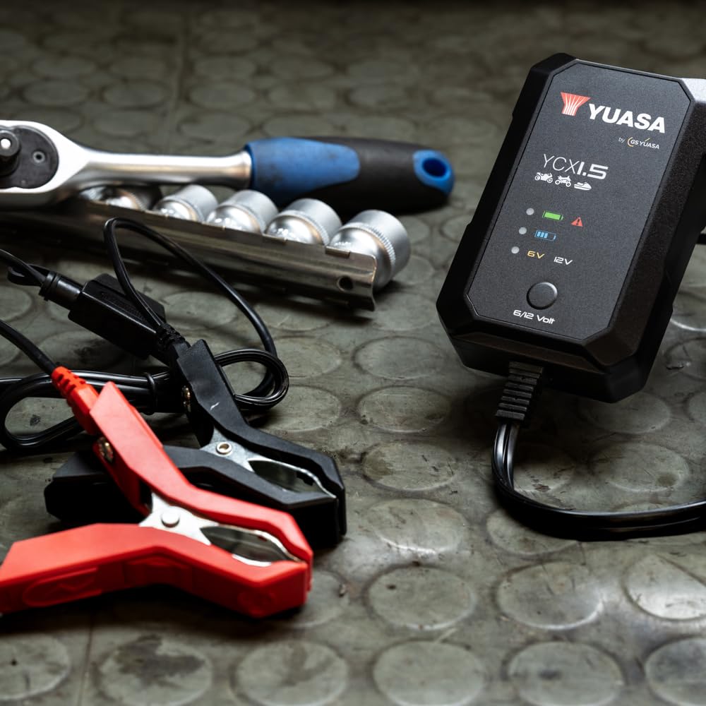 Yuasa YCX1.5 6/12 V 1,5 A inteligentna ładowarka motocyklowa