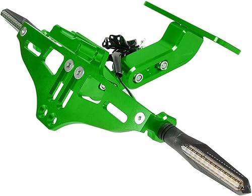 Para VERSYS 1000 para KAWASAKI para VERSYS1000 2012 2013 2014 motocicleta trasera placa trasera marco soporte soporte señal giro luz matrícula