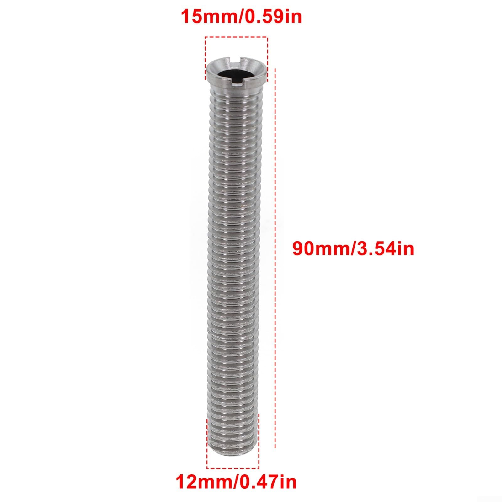 Viti per filtro per lavello, 90 mm, in ottone, per cucina, bagno, lavandino, cestello, filtro, viti filettate
