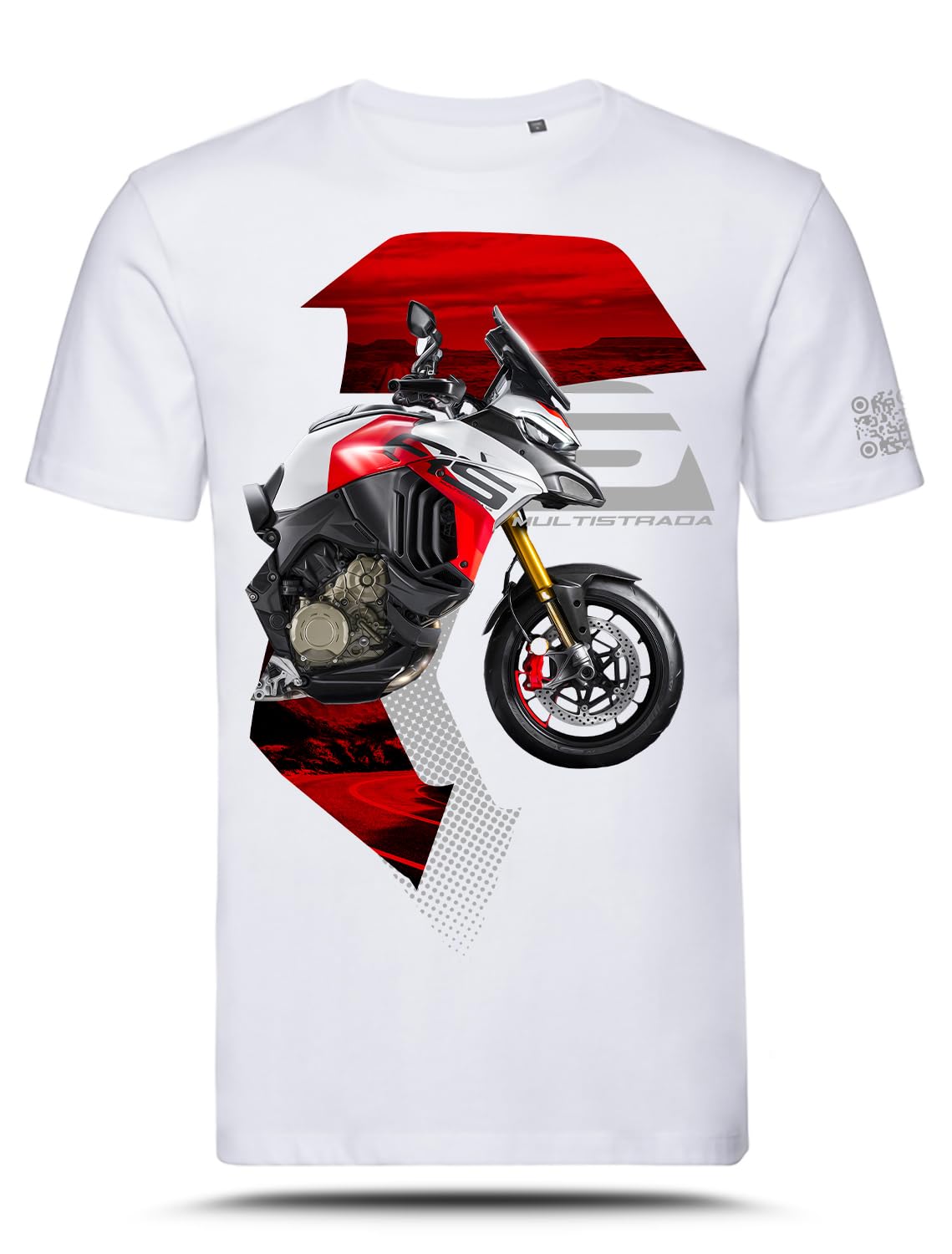 AZ Graphishop Graphishop koszulka kompatybilna z Ducati Multistrada V4 RS TS-FM-196