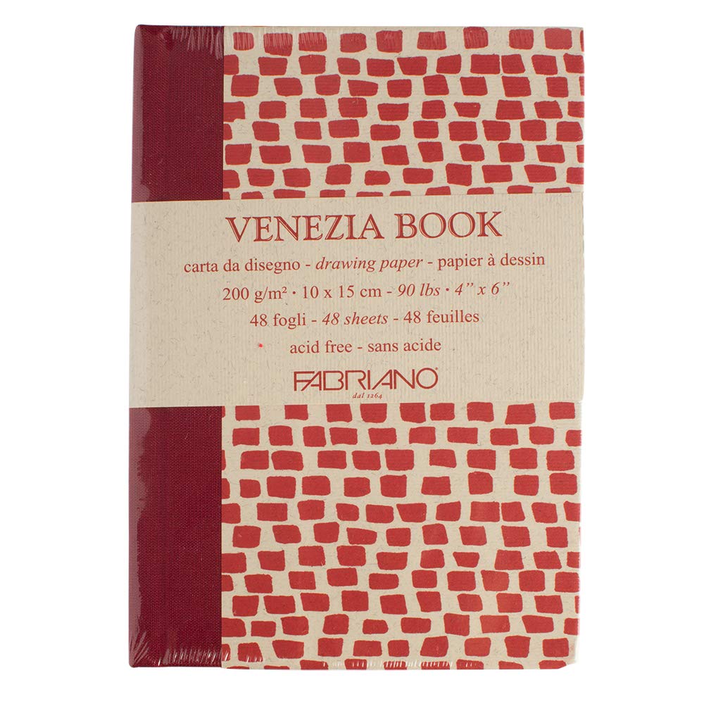 Venezia Notebook, Paper, White, 10 x 15 cm, Set of 48 Pieces