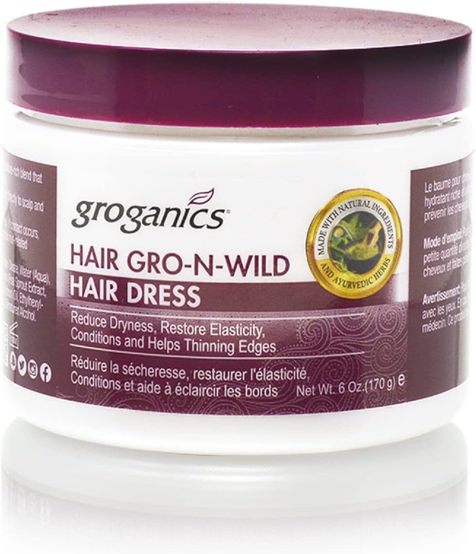 Groganics Hair Gro-N-Wild Hair Dress 6oz