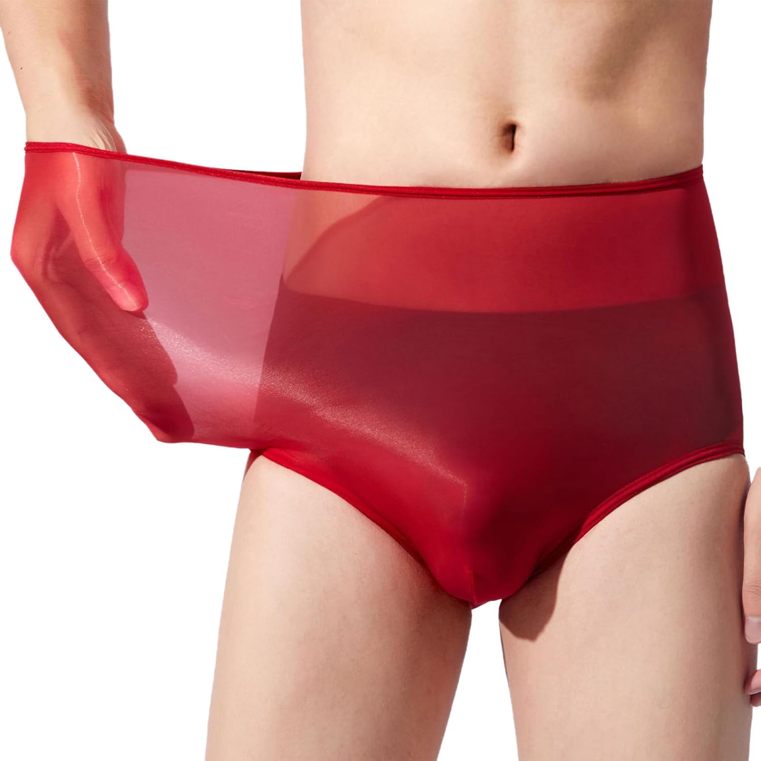Sywiyi Adult Pajamas Panty Enhancing Bulge Pouch Sissy Lingerie