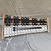 27 Key Glockenspiel Metal Xylophone with Wooden Frame, Portable Iron Bar Percussion Instrument, Diatonic Tone Layout for Meditation, Studio Recording, Rhythm Training and Acoustic Performance