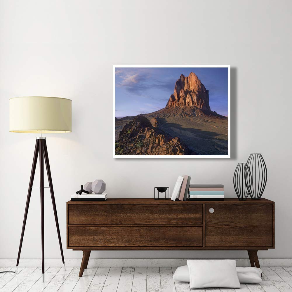 Artworks Italia Shiprock, el núcleo de basalto de un volcán extinto, Nuevo Papel Mexicano, 50 x 38 Pulgadas