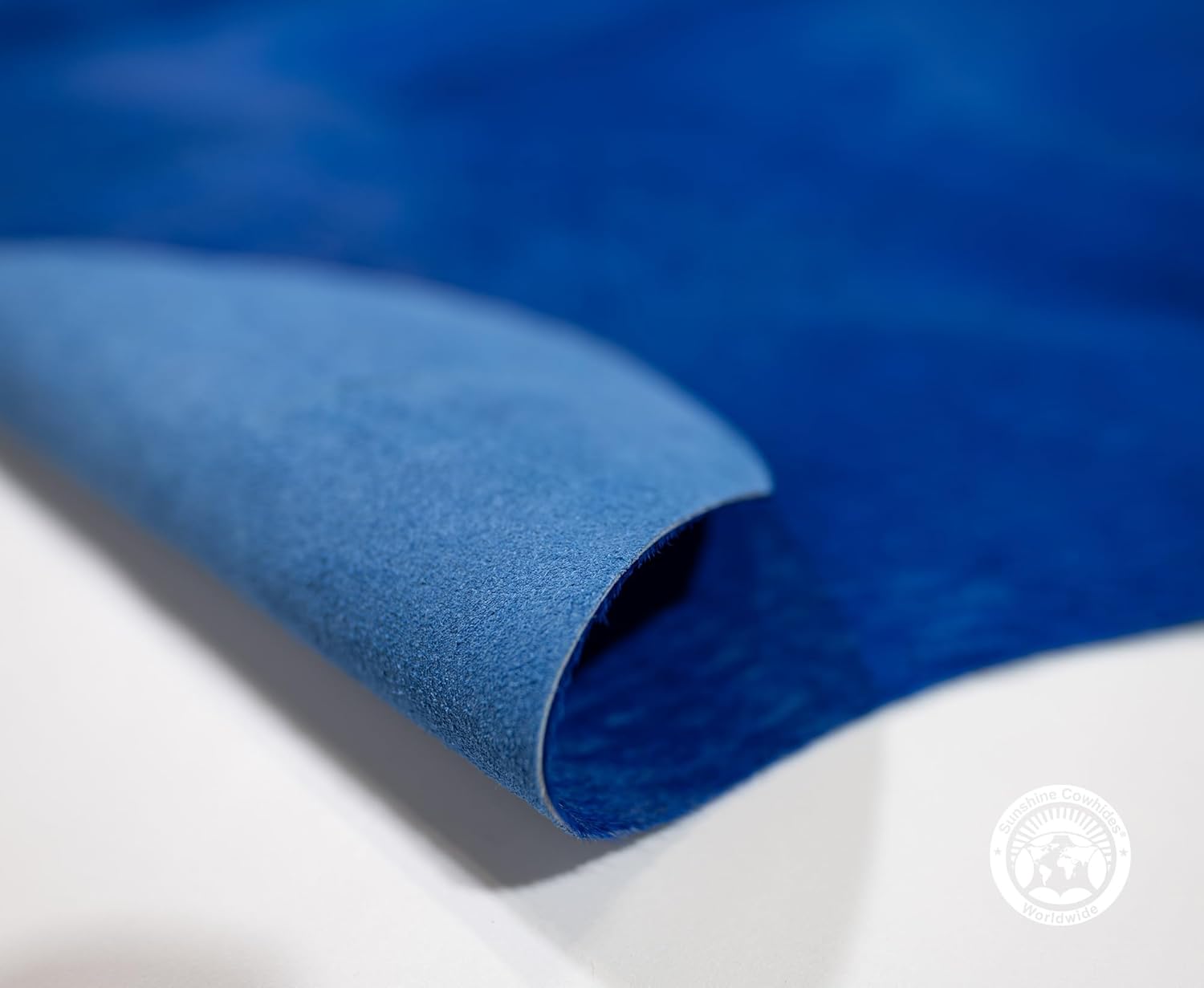 Sunshine Cowhides 100% Genuine Dyed Navy Blue Cowhide Rug - Modern Style Animal Skin Rug & Floor Carpet for Living Room, Bedroom, Kitchen & More - Extra Large (6x7-8 Ft.)